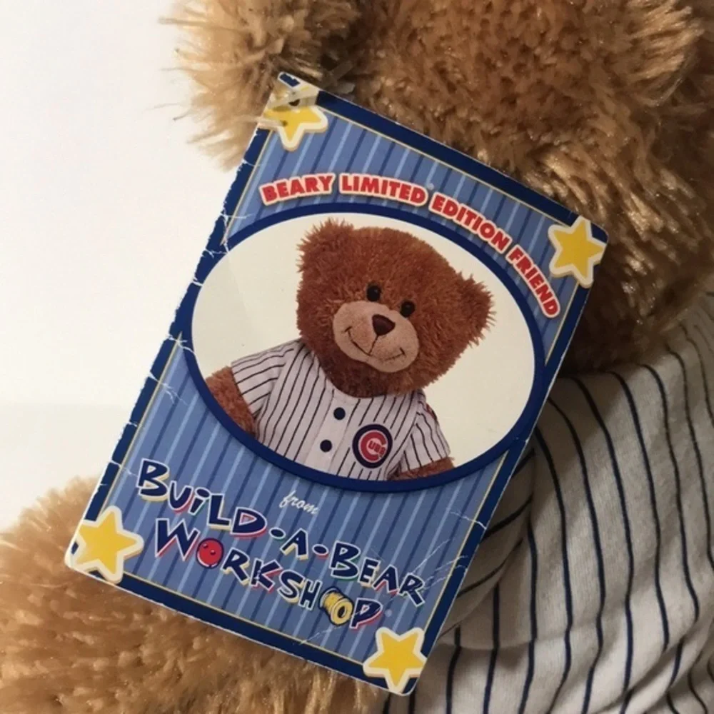 NWT BuildaBear Workshop‎ Chicago Cubs Limited Edition Sponsored by Aquafina 2010